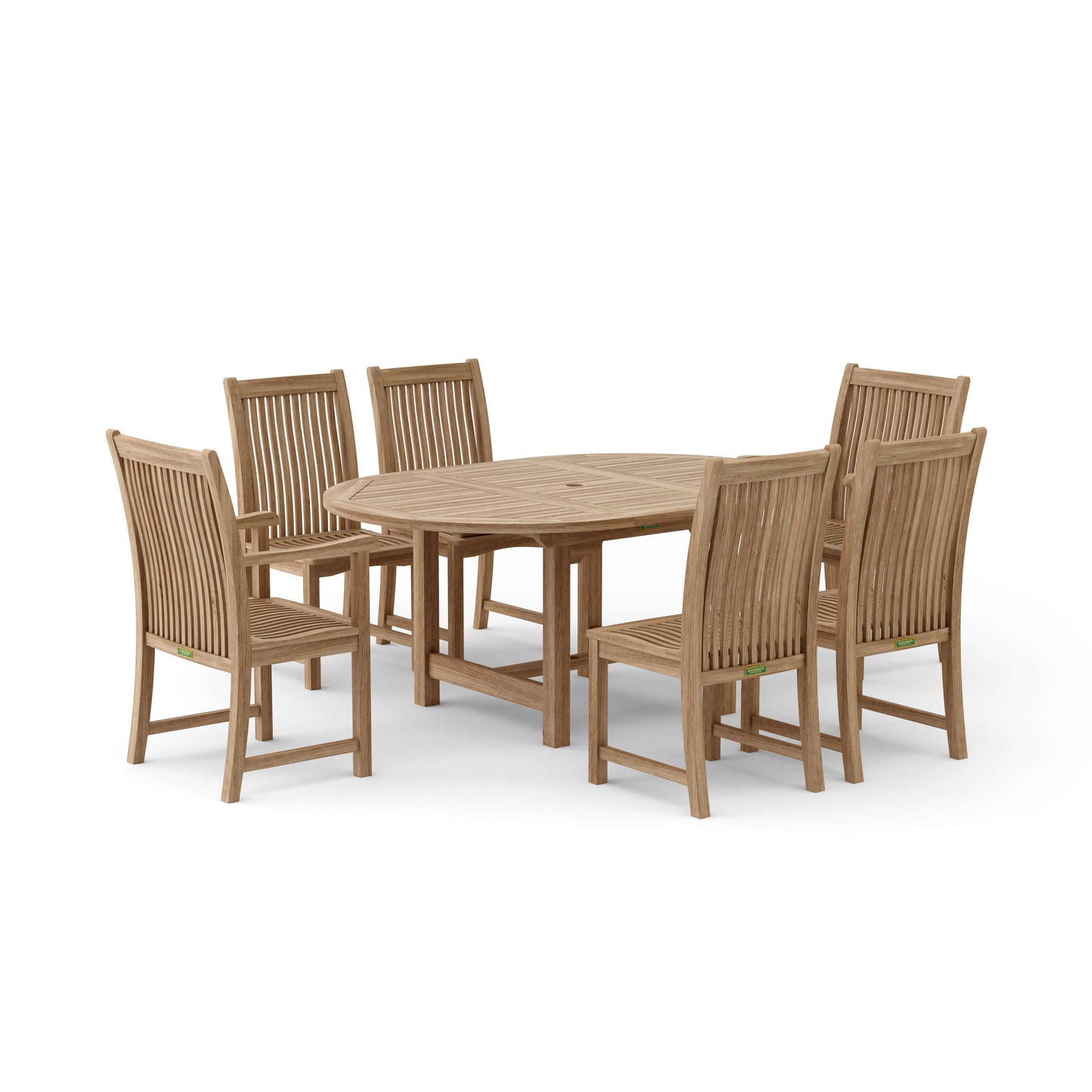 Anderson Teak Bahama Chicago 7-Piece Dining Chair Set — product image 3 of 12
