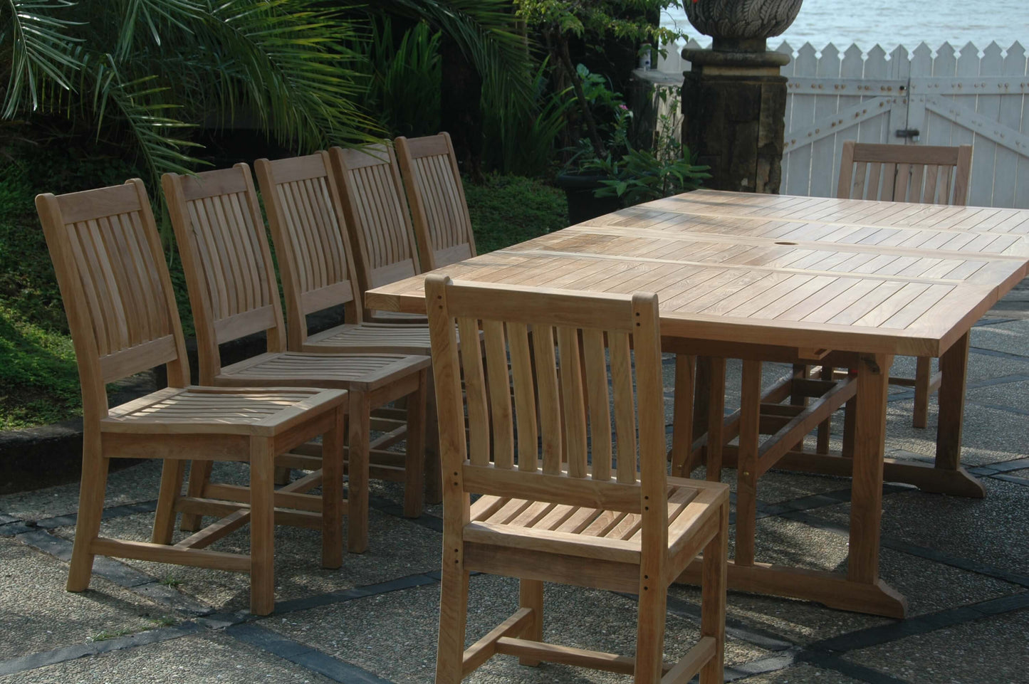 Anderson Teak Sahara Rialto 13-Piece Rectangular Dining Set — product image 2 of 8