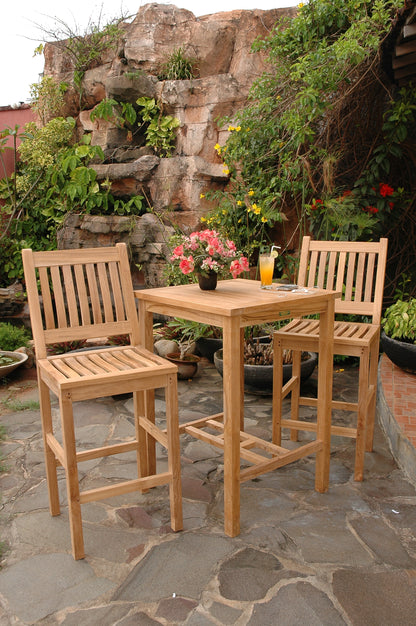 Anderson Teak Bahama Avalon 3-Piece Square Bar Set — product image 2 of 8
