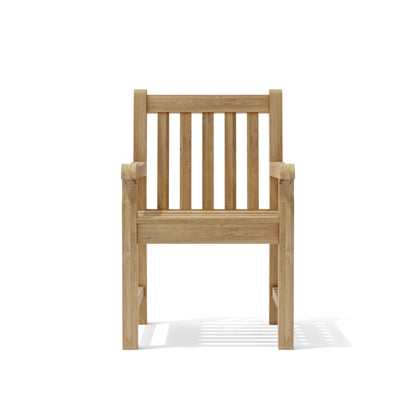 Anderson Teak Windsor Classic Armchair 5-Piece Dining Table Set — product image 7 of 9