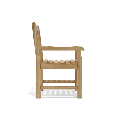 Anderson Teak Windsor Classic Armchair 5-Piece Dining Table Set — product image 8 of 9