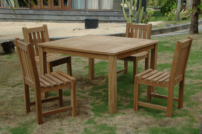 Anderson Teak Windsor Classic Side Chair 5-Piece Dining Table Set — product image 1 of 10