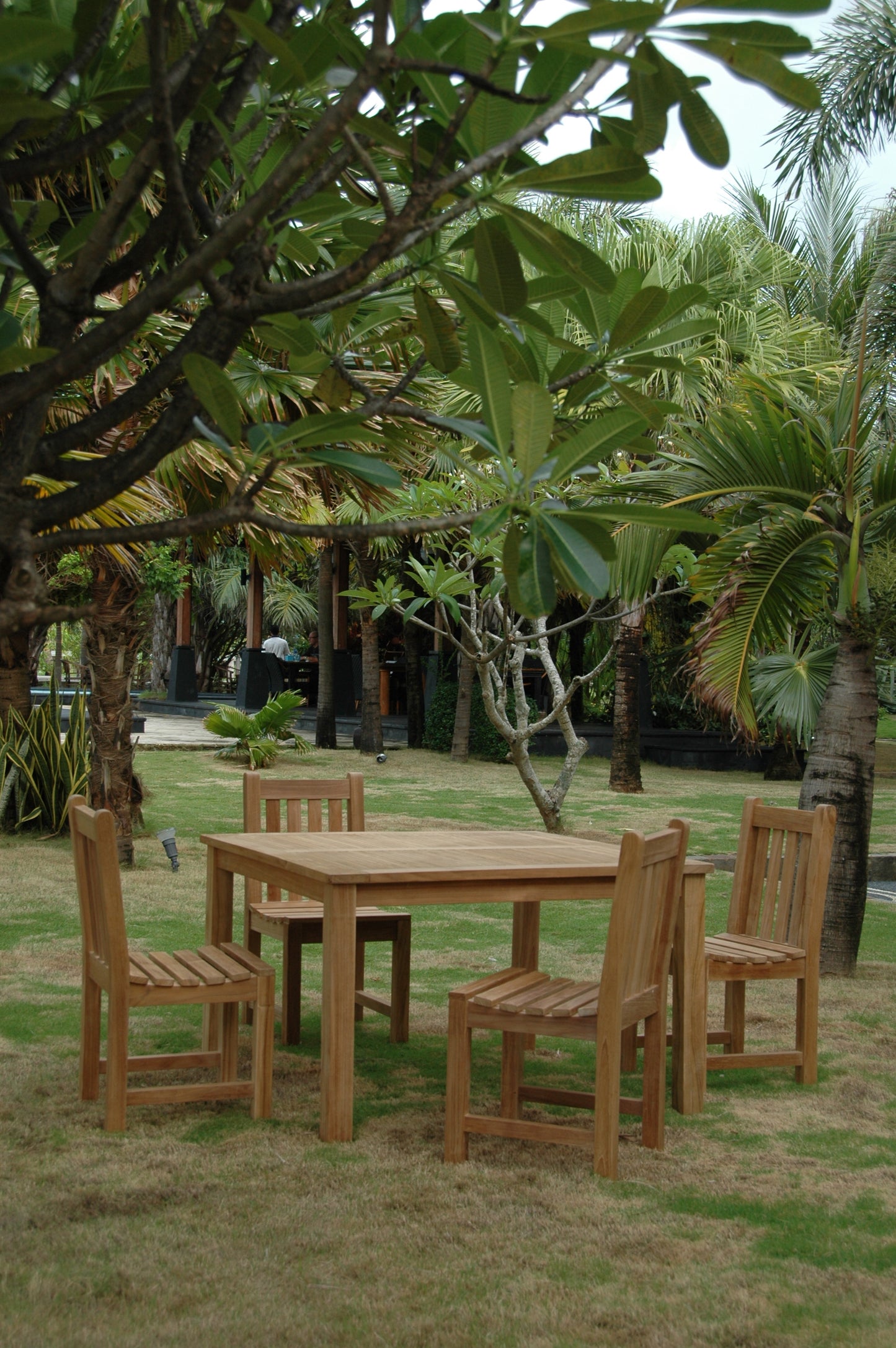 Anderson Teak Windsor Classic Side Chair 5-Piece Dining Table Set — product image 2 of 10