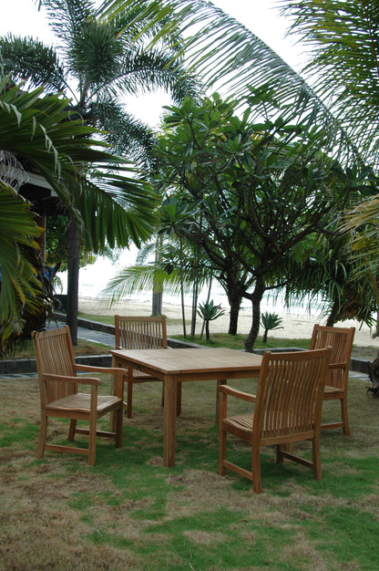 Anderson Teak Windsor Chicago 5-Piece Teak Dining Table Set — product image 1 of 8
