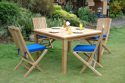 Anderson Teak Windsor Comfort Chair 7-Piece Folding Dining Set — product image 3 of 3