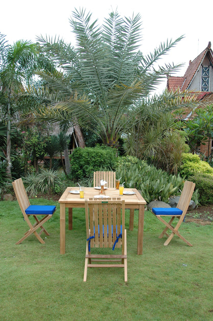 Anderson Teak Windsor Comfort Chair 5-Piece Folding Dining Set — product image 2 of 10