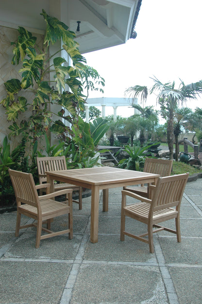 Anderson Teak Windsor Rialto Armchair 5-Piece Dining Set — product image 2 of 2