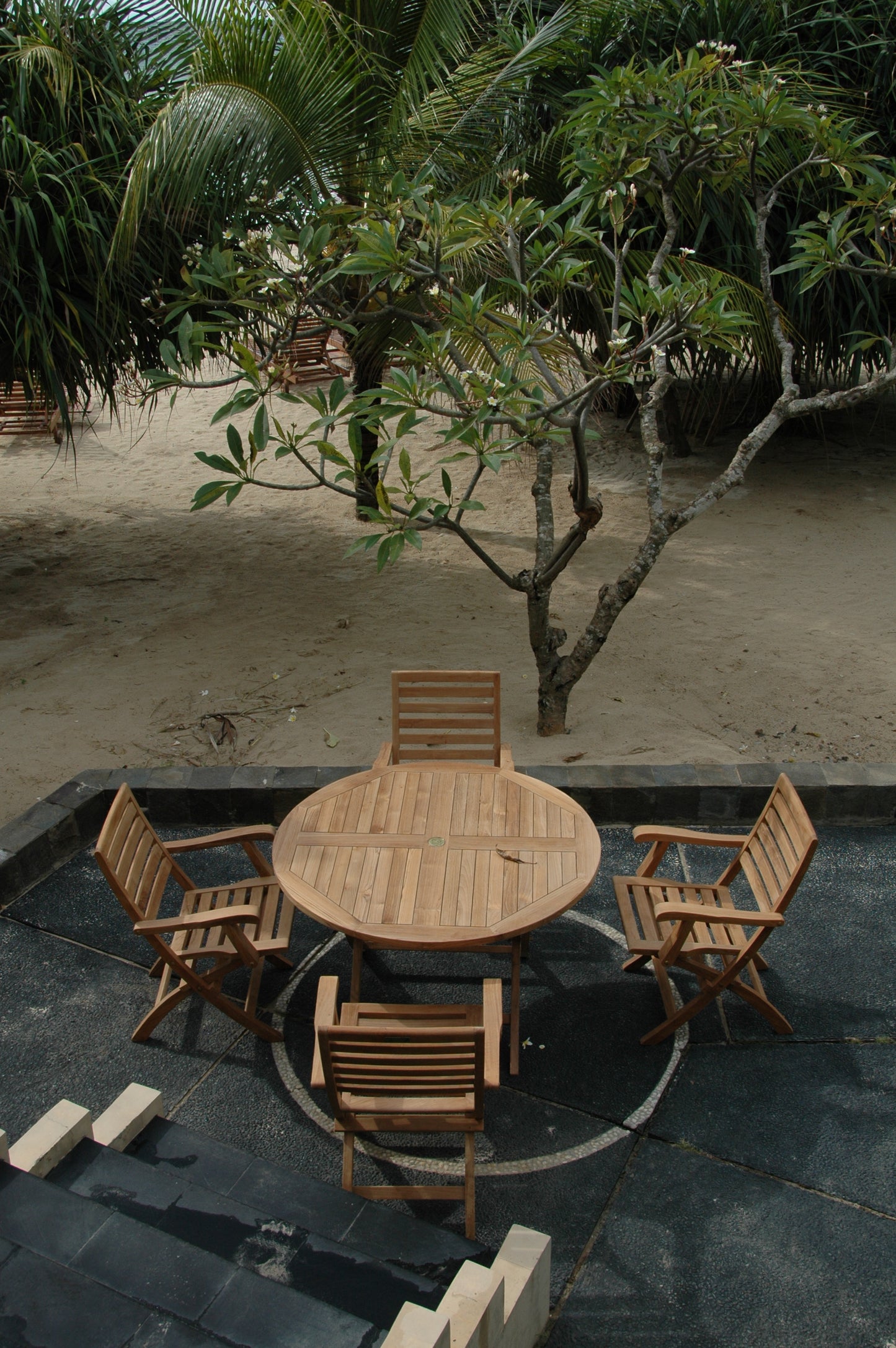 Anderson Teak Andrew Bahama 5-Piece Folding Dining Set — product image 3 of 11