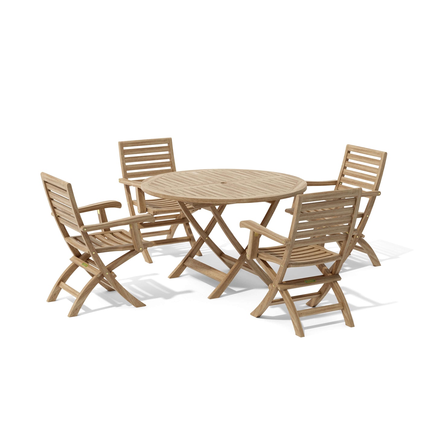 Anderson Teak Andrew Bahama 5-Piece Folding Dining Set — product image 6 of 11
