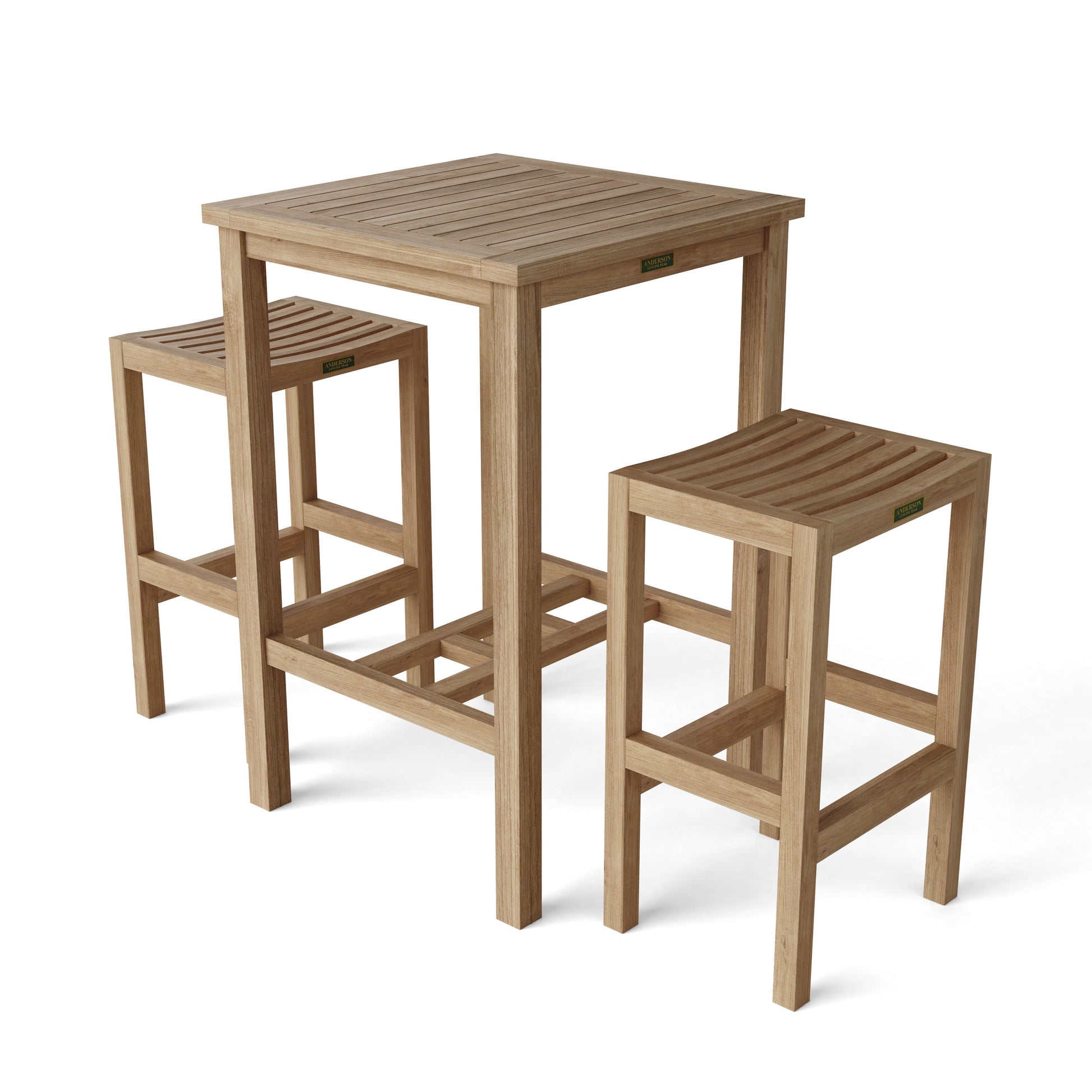 Anderson Teak Bahama Montego 3-Piece Square Bar Set — product image 3 of 9