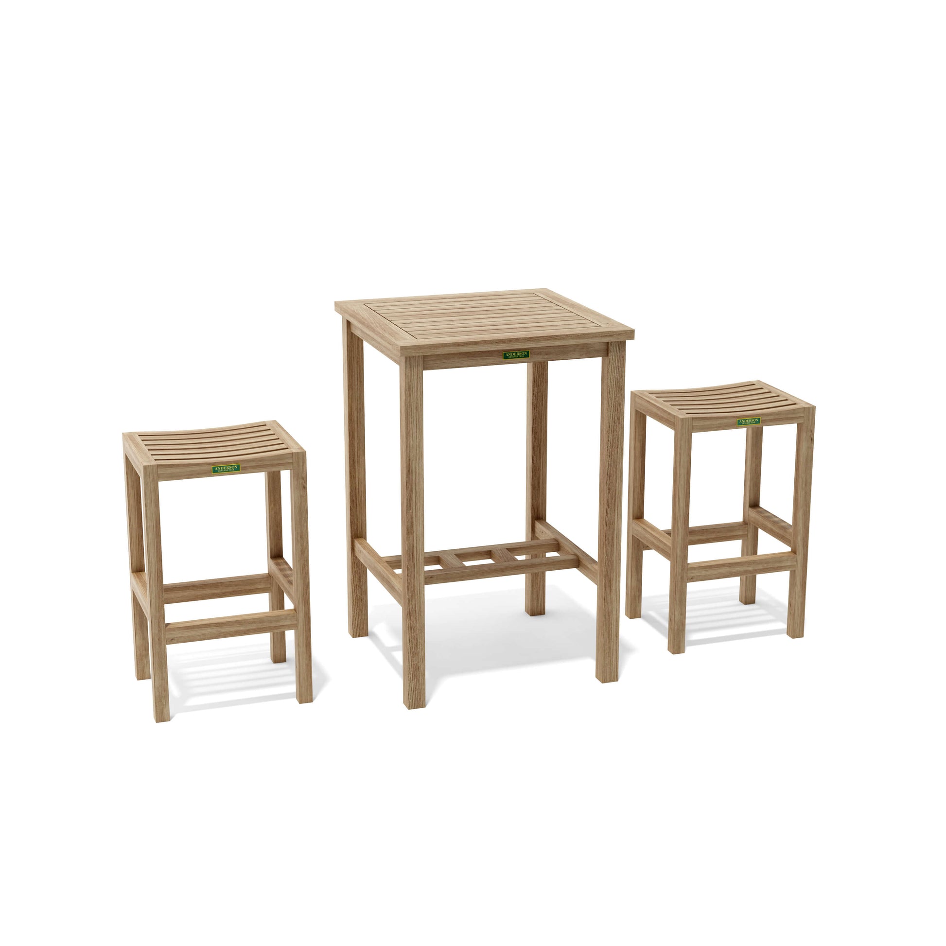 Anderson Teak Bahama Montego 3-Piece Square Bar Set — product image 5 of 9