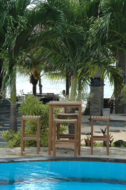 Anderson Teak Bahama Montego 5-Piece Square Bar Set — product image 1 of 5