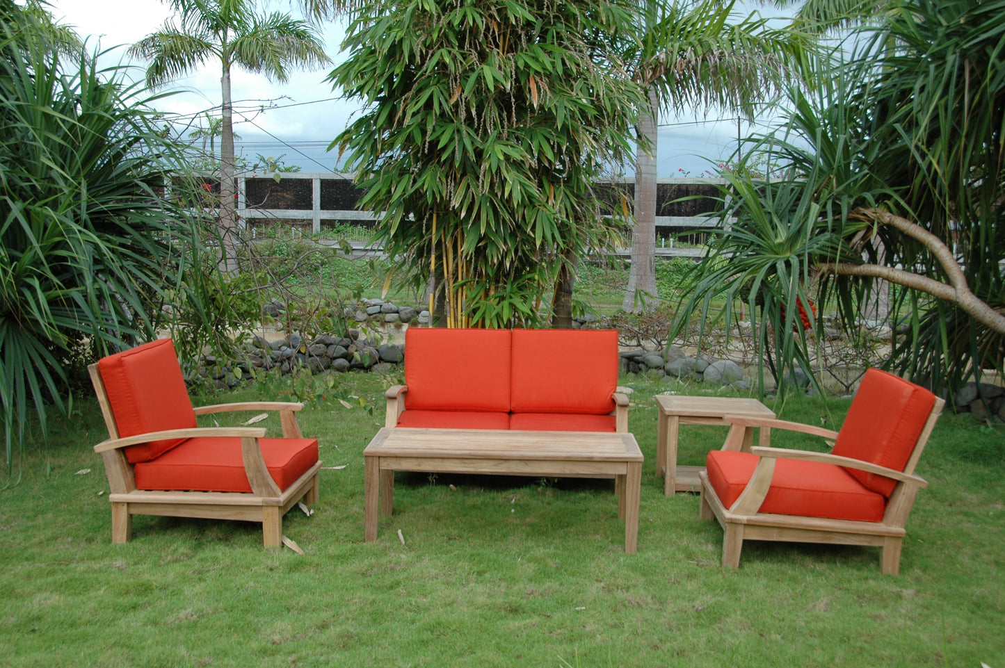 Anderson Teak Bahama Brianna 5-Piece Deep Seating Loveseat Set — product image 1 of 1