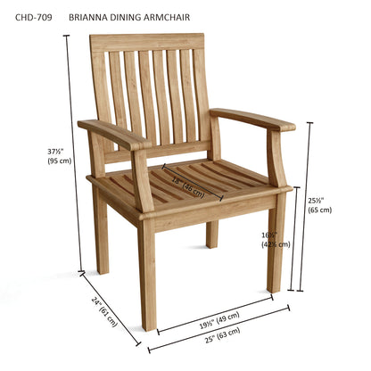 Anderson Teak Bahama Brianna 5-Piece Dining Set — product image 5 of 7