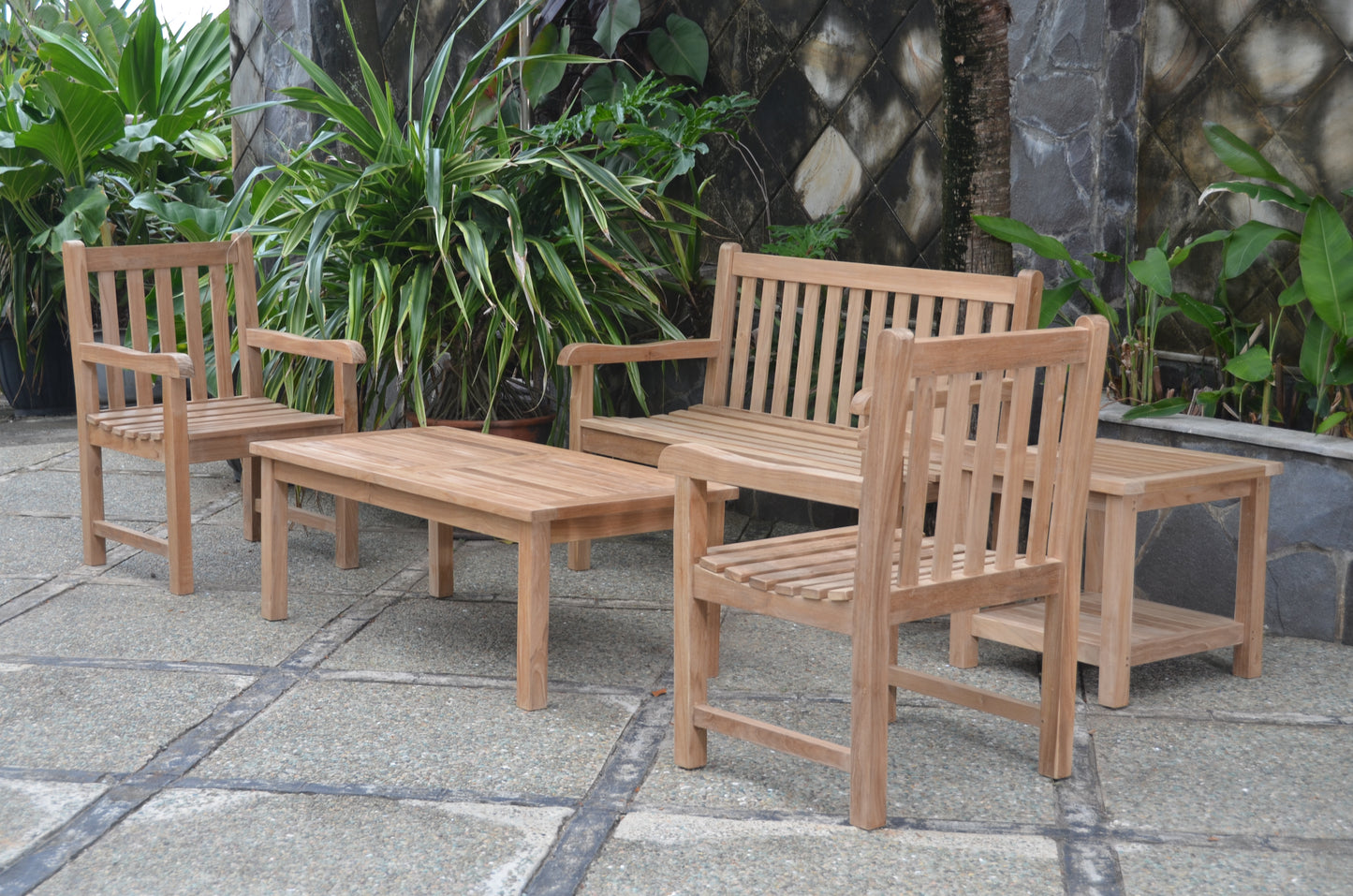 Anderson Teak Classic 2-Seater 5-Piece Conversation Set — product image 2 of 14