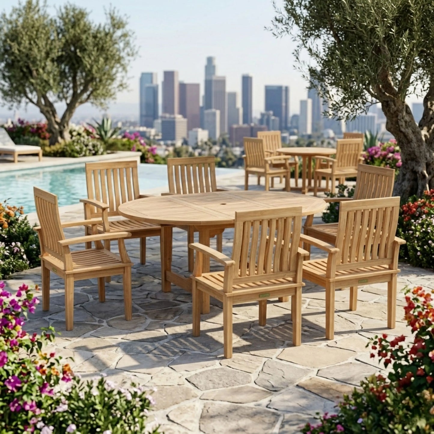 Anderson Teak Bahama Brianna 7-Piece Extension Dining Set — product image 2 of 5