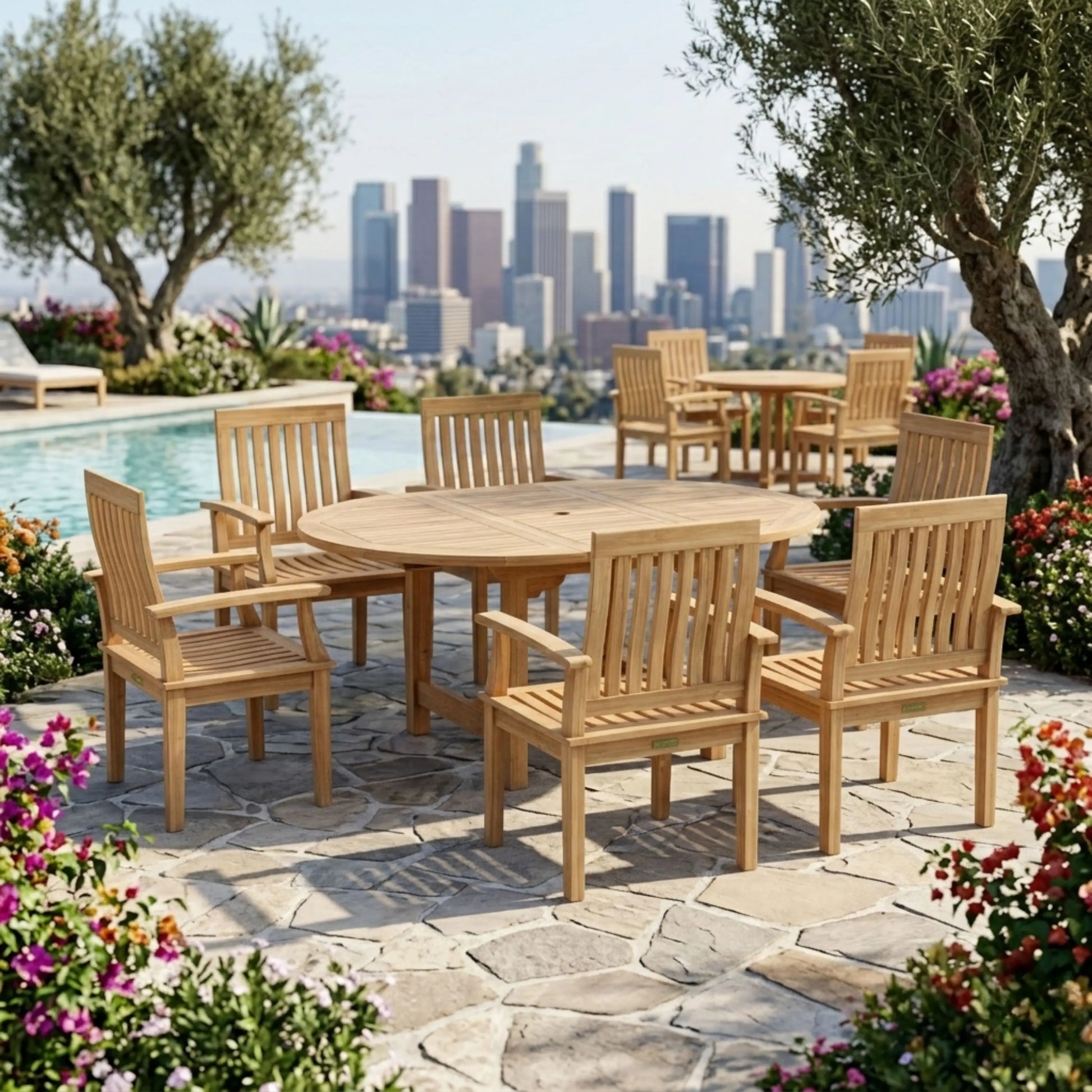 Anderson Teak Bahama Brianna 7-Piece Extension Dining Set — product image 2 of 5