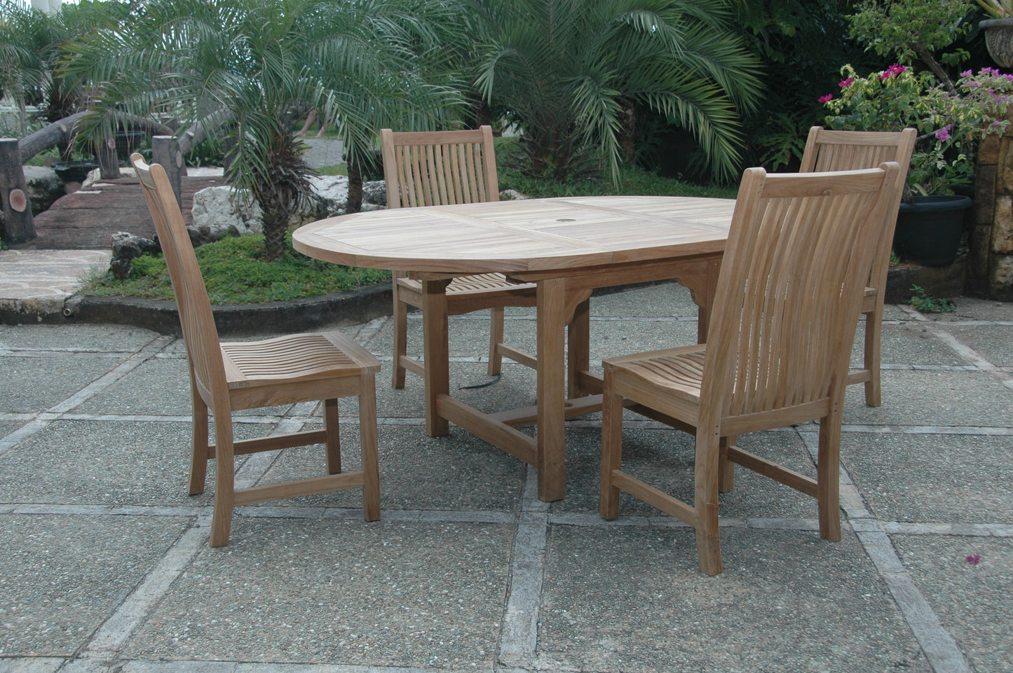 Anderson Teak Bahama Chicago 5-Piece Teak Dining Set — product image 1 of 8