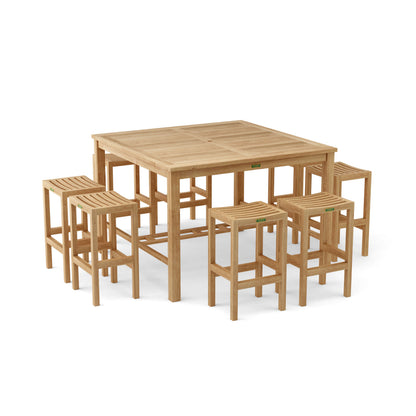Anderson Teak Windsor Montego 9-Piece Square Bar Set — product image 3 of 9