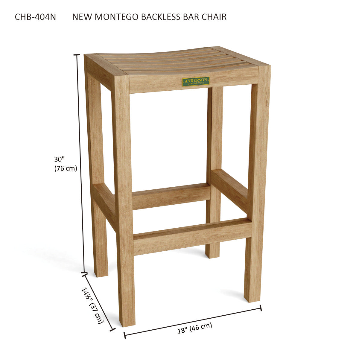 Anderson Teak Windsor Montego 9-Piece Square Bar Set — product image 9 of 9