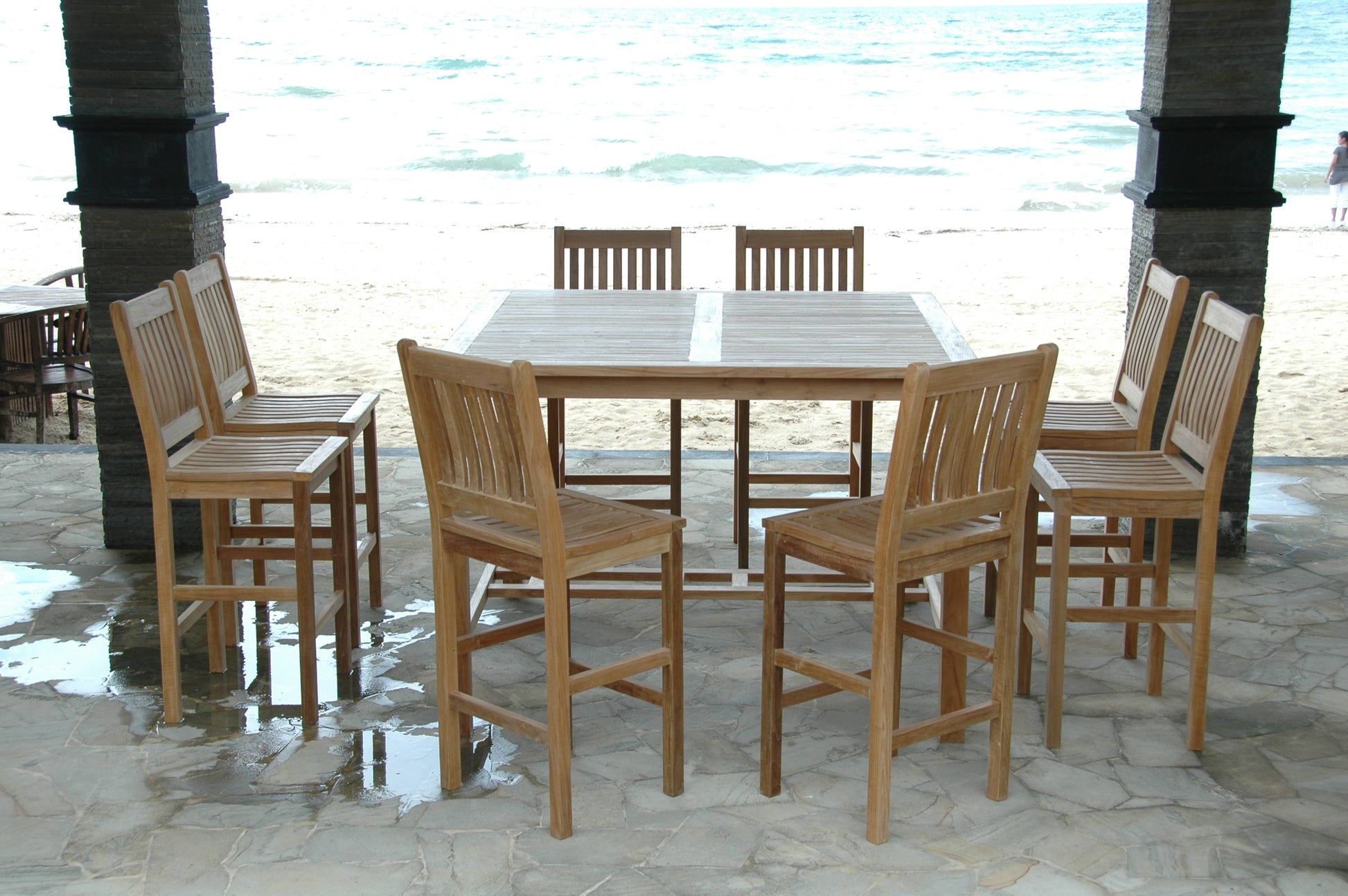 Anderson Teak Windsor Avalon 9-Piece Square Bar Set — product image 2 of 12