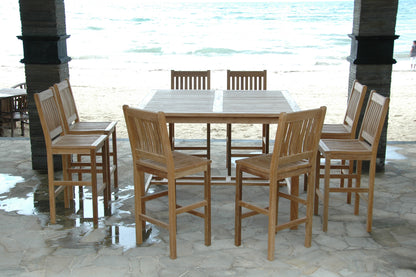 Anderson Teak Windsor Avalon 9-Piece Square Bar Set — product image 2 of 12