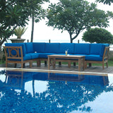 Anderson Teak Natsepa 8-Piece Modular Deep Seating Set