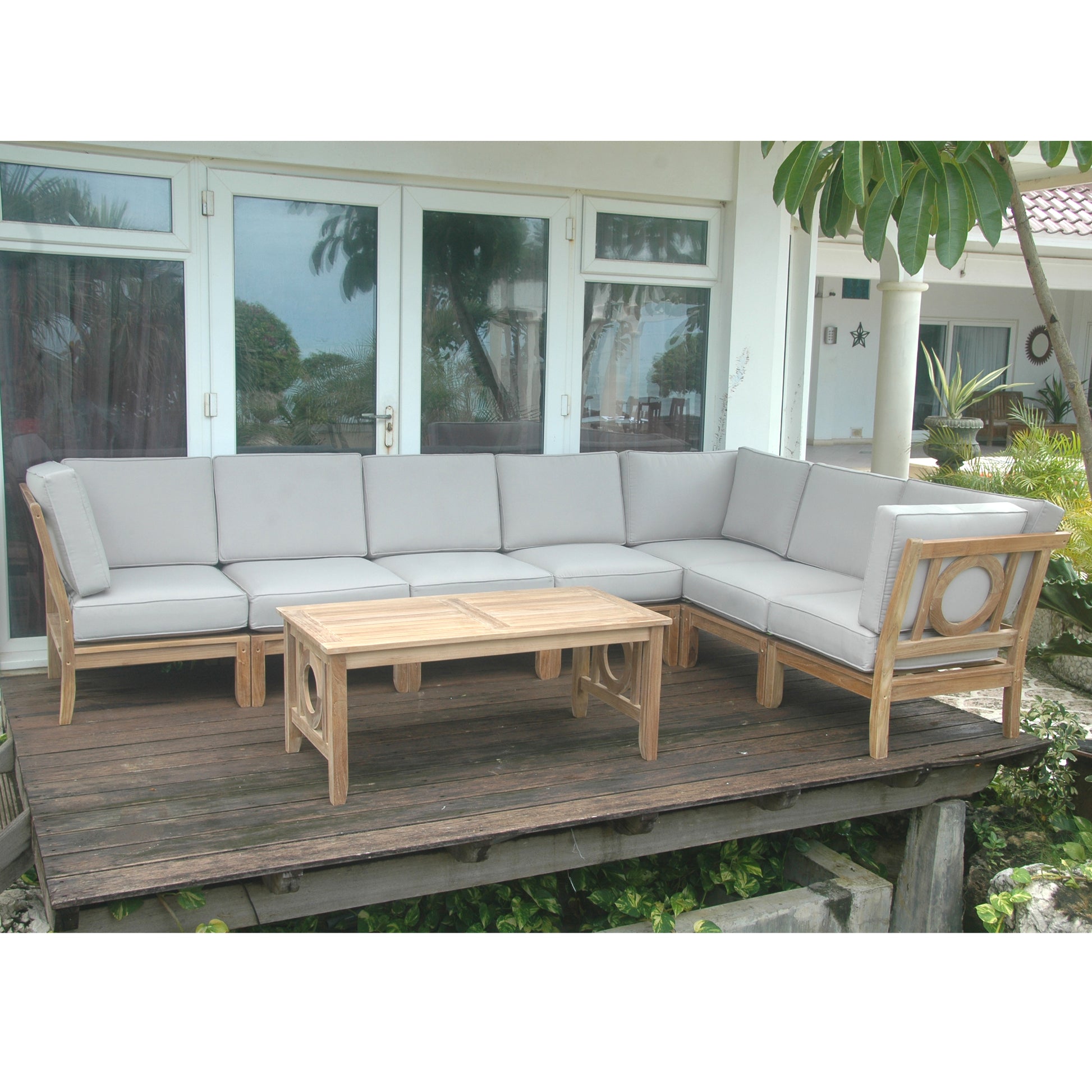 Anderson Teak Natsepa 8-Piece Modular Deep Seating Set — product image 3 of 10