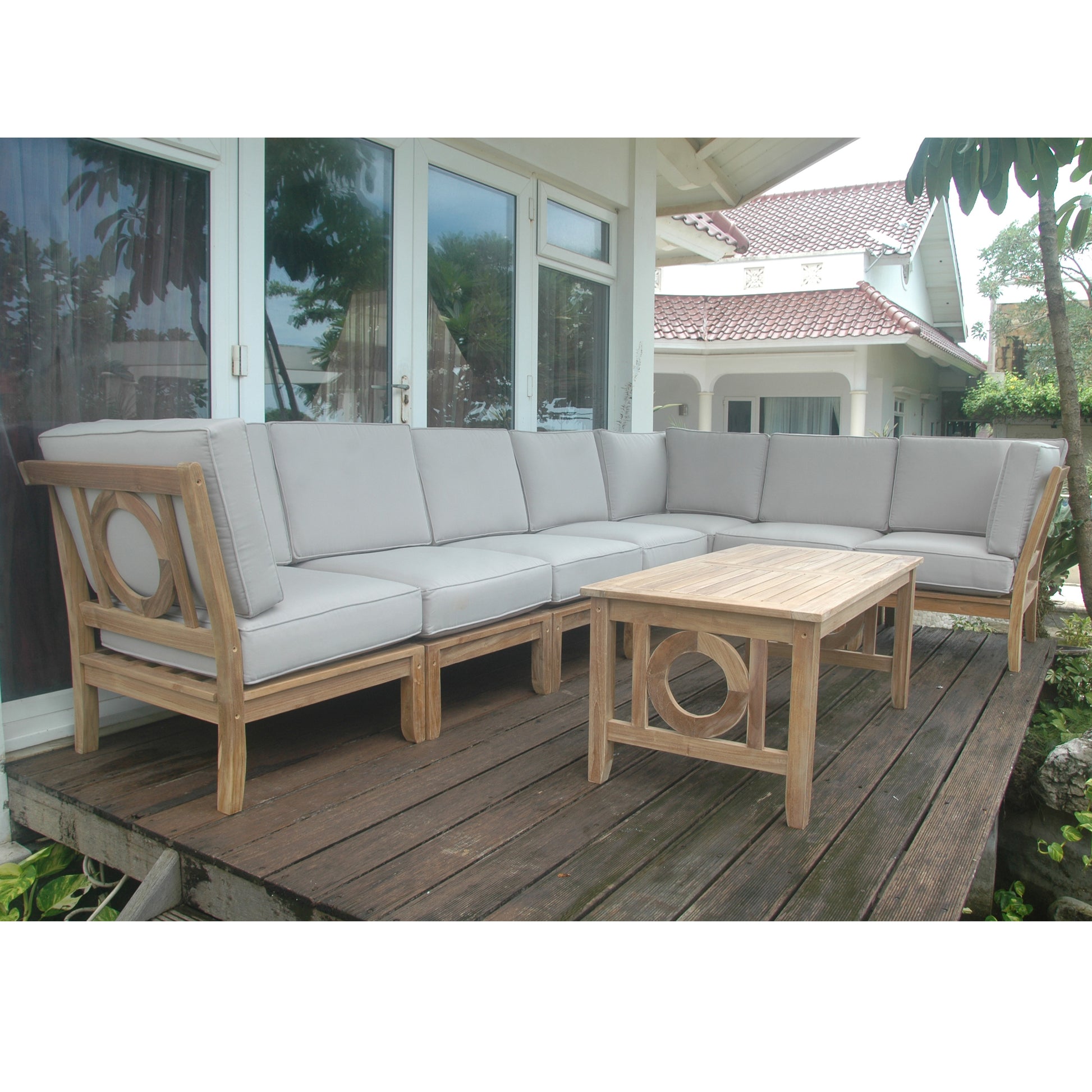 Anderson Teak Natsepa 8-Piece Modular Deep Seating Set — product image 4 of 10