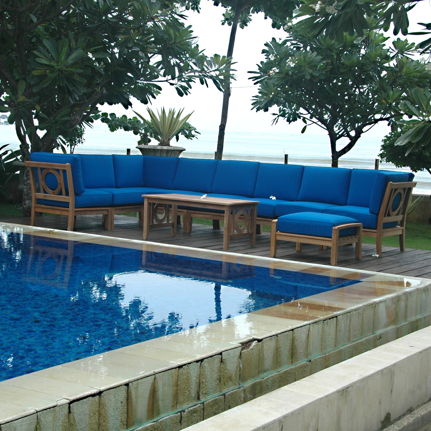 Anderson Teak Natsepa 10-Piece Modular Deep Seating Set — product image 1 of 11