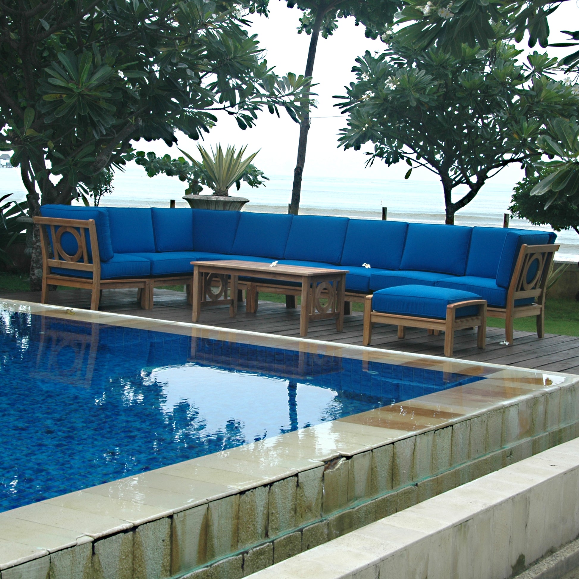 Anderson Teak Natsepa 10-Piece Modular Deep Seating Set — product image 1 of 11