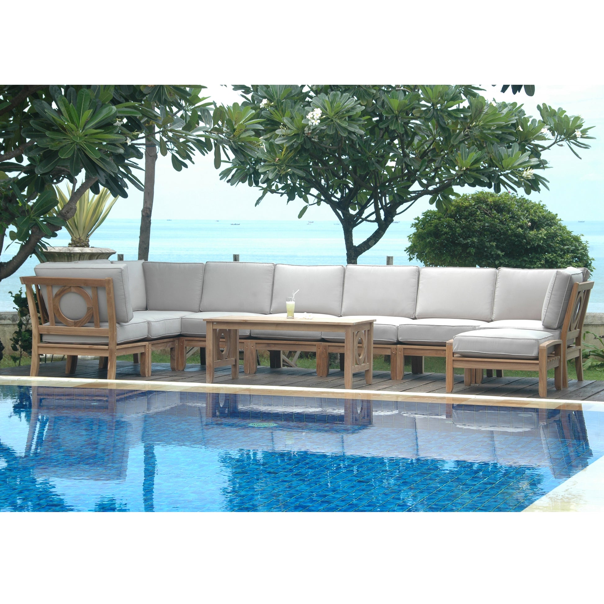 Anderson Teak Natsepa 10-Piece Modular Deep Seating Set — product image 2 of 11