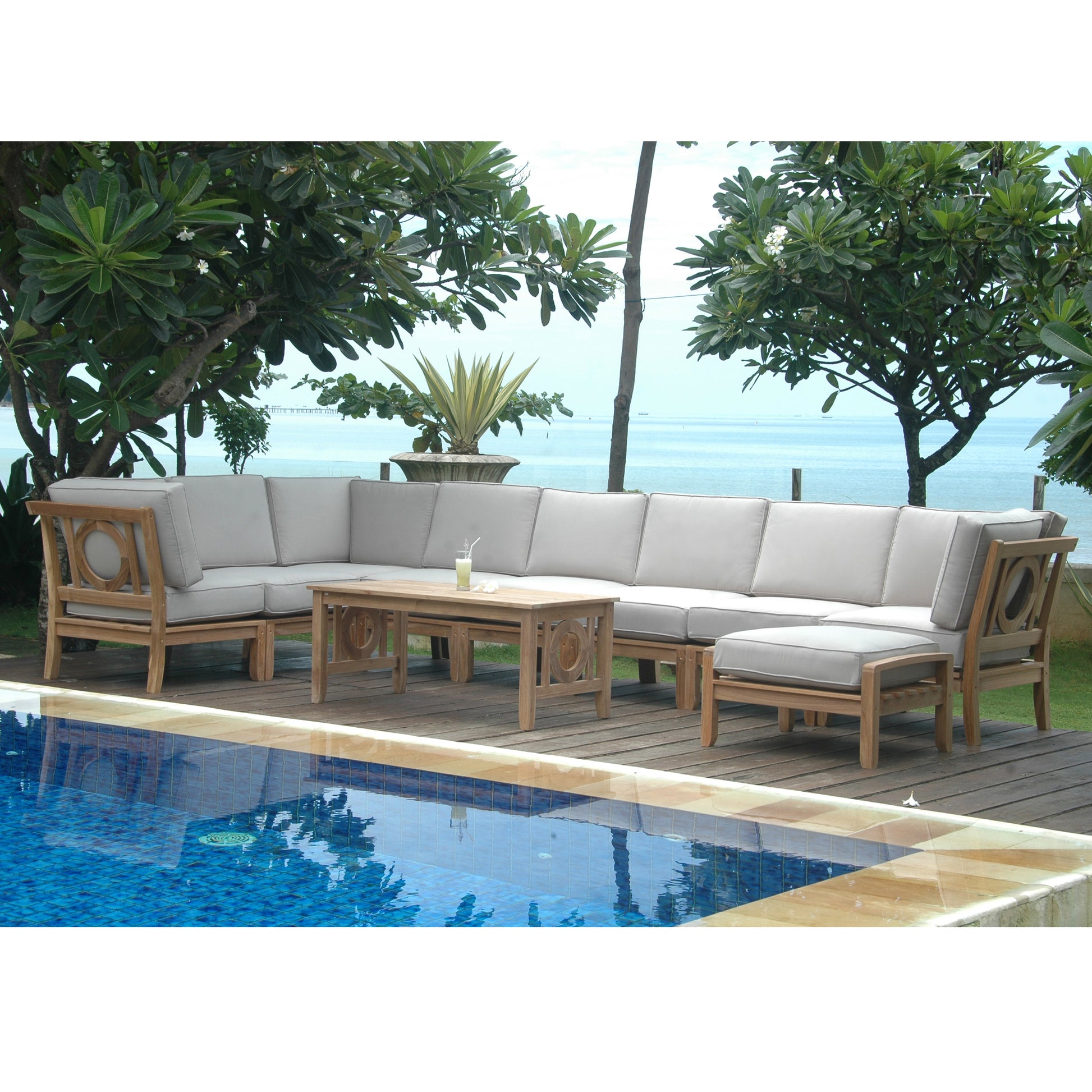 Anderson Teak Natsepa 10-Piece Modular Deep Seating Set — product image 3 of 11