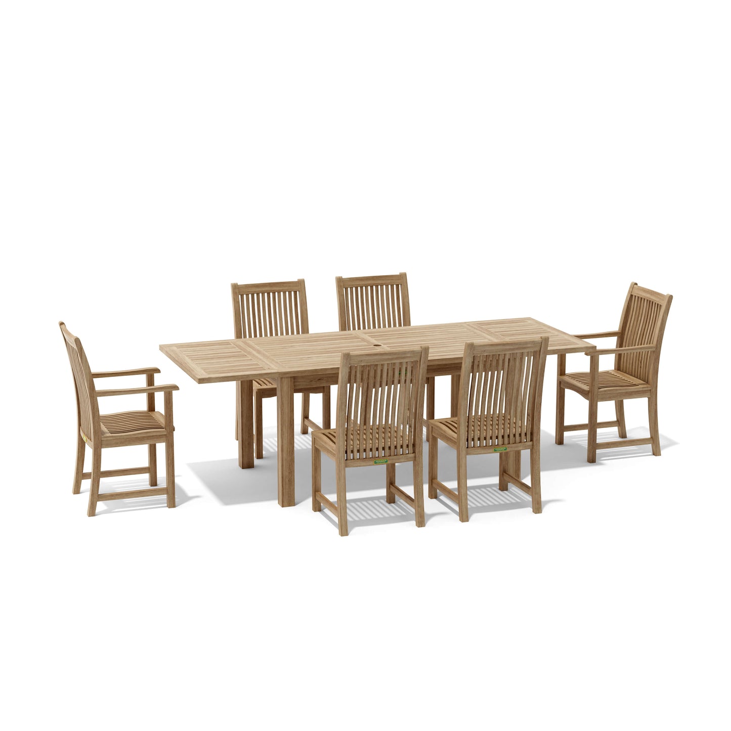 Anderson Teak Bahama Chicago 7-Piece Dining Set Chair B — product image 2 of 14