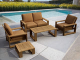 Anderson Teak Capistrano 5-Piece Deep Seating Loveseat Collection