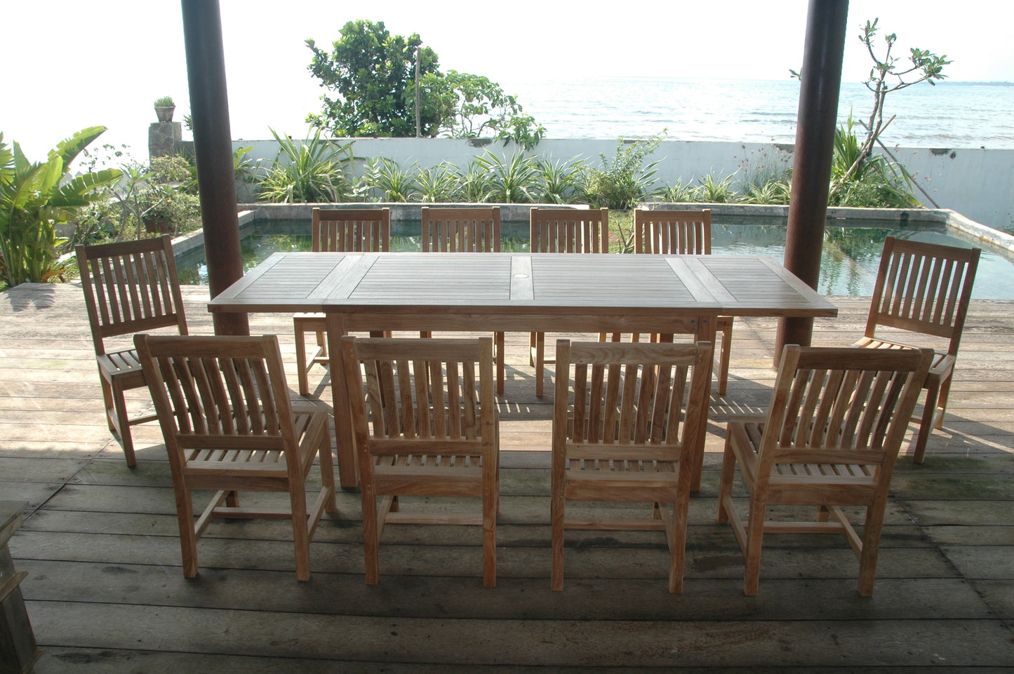Anderson Teak Bahama Rialto 11-Piece Rectangular Dining Set — product image 2 of 11