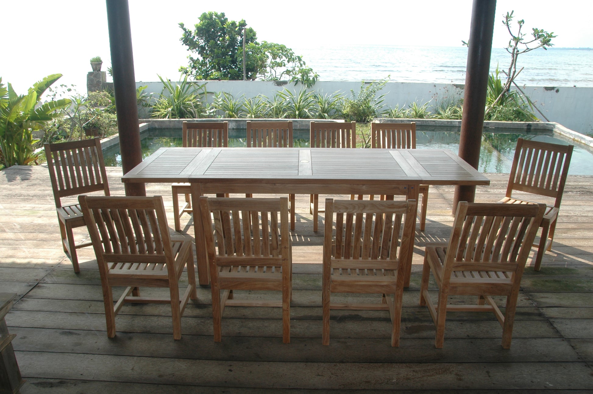 Anderson Teak Bahama Rialto 11-Piece Rectangular Dining Set — product image 2 of 11