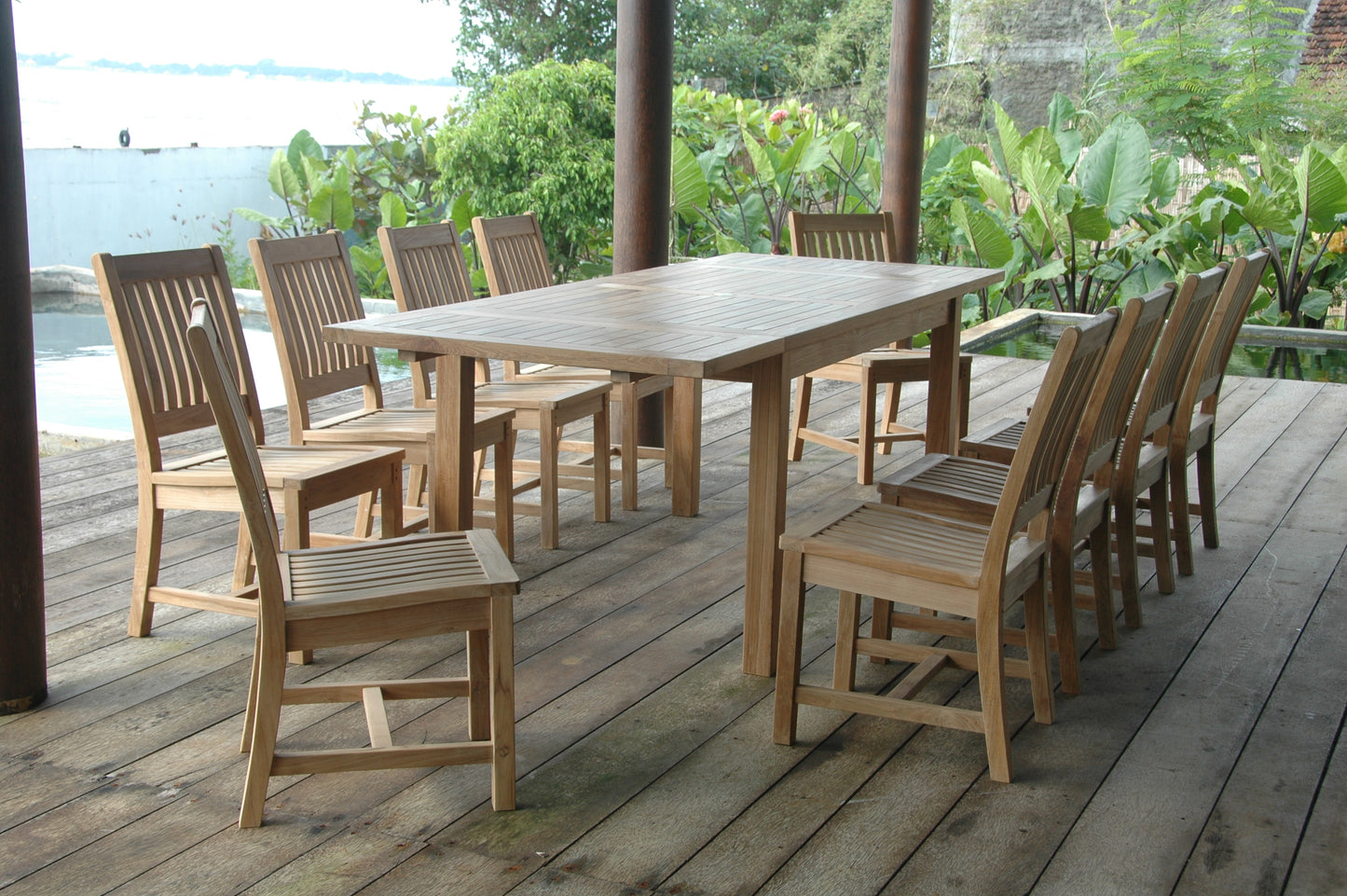 Anderson Teak Bahama Rialto 11-Piece Rectangular Dining Set — product image 3 of 11