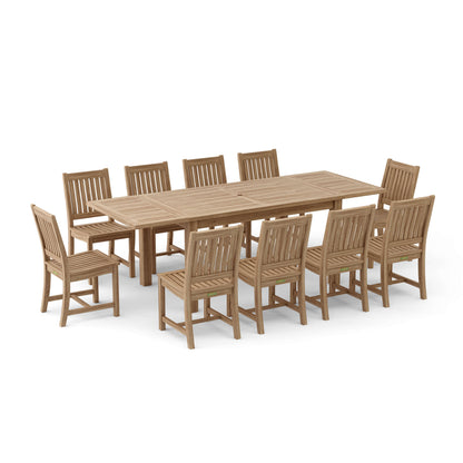 Anderson Teak Bahama Rialto 11-Piece Rectangular Dining Set — product image 6 of 11