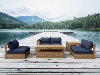 Anderson Teak Copacabana 5-Piece Modular Deep Seating Set — SET-152 — product image 1 of 11