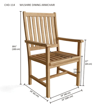 Anderson Teak Tosca Wilshere 5-Piece Dining Set — product image 8 of 8