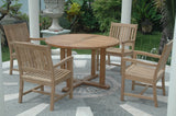 Anderson Teak Tosca Rialto Armchair 5-Piece Dining Set