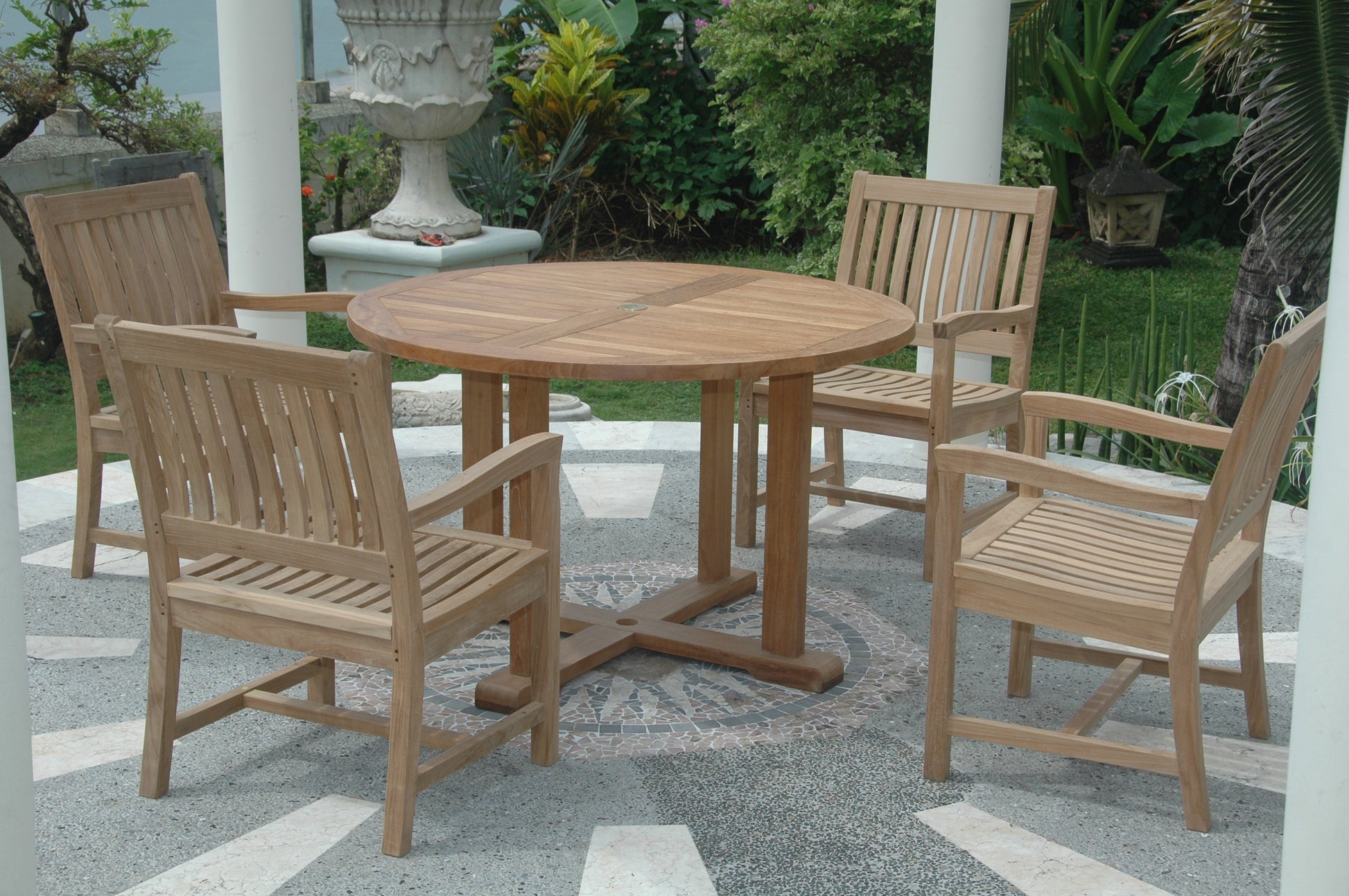 Anderson Teak Tosca Rialto Armchair 5-Piece Dining Set — product image 1 of 2