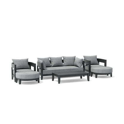 Anderson Teak Coronado 6-Piece Aluminum Deep Seating Set — SET-171-AL — product image 3 of 10