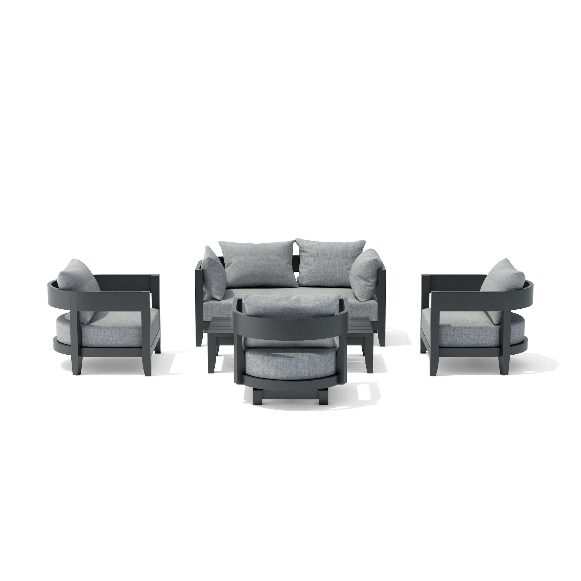 Anderson Teak Coronado 5-Piece Aluminum Deep Seating Set — SET-173-AL — product image 1 of 8