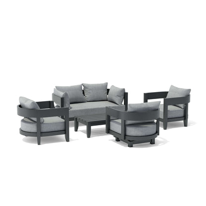 Anderson Teak Coronado 5-Piece Aluminum Deep Seating Set — SET-173-AL — product image 7 of 8