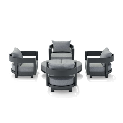 Anderson Teak Coronado 6-Piece Aluminum Deep Seating Set — SET-174-AL — product image 1 of 5