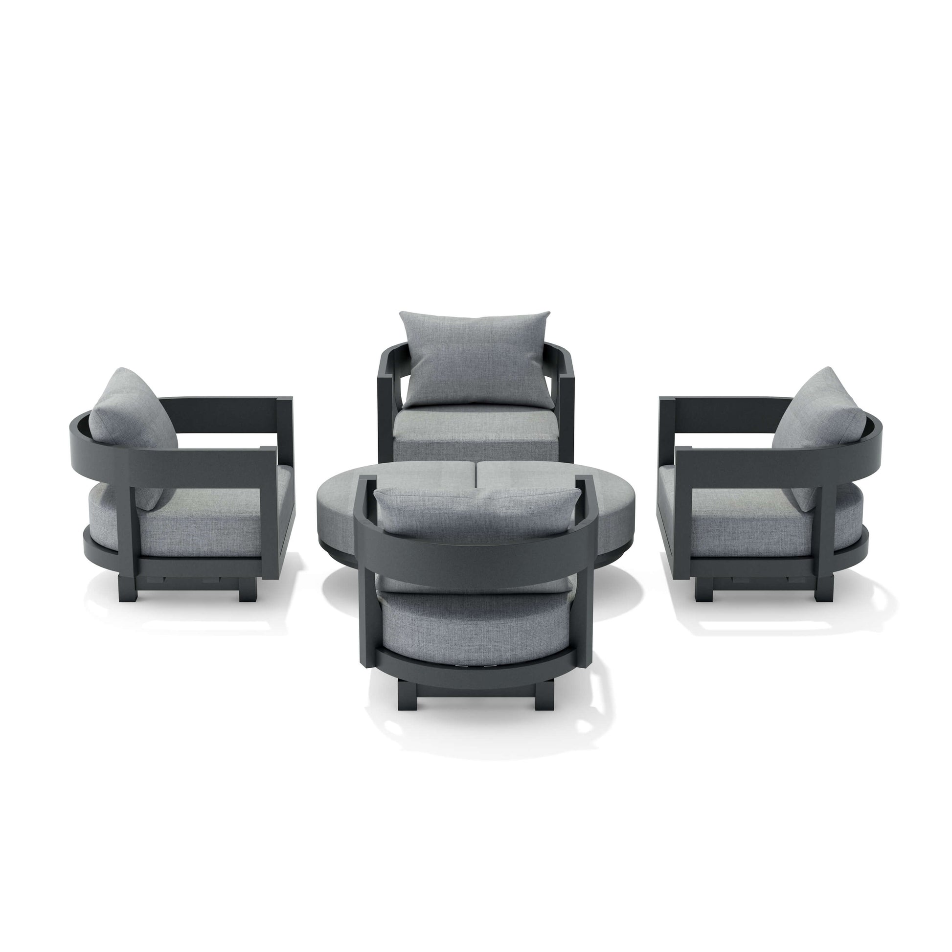 Anderson Teak Coronado 6-Piece Aluminum Deep Seating Set — SET-174-AL — product image 5 of 5