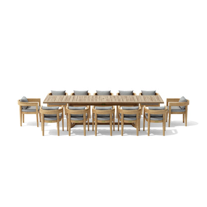 Anderson Teak Coronado 13-Piece Extension Dining Table Set — product image 6 of 16