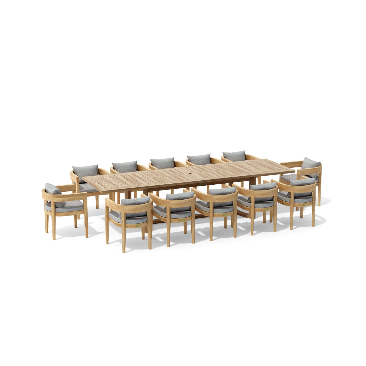 Anderson Teak Coronado 13-Piece Extension Dining Table Set — product image 7 of 16